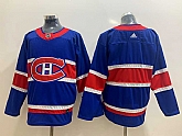 Canadiens Blank Blue 2020-21 Reverse Retro Adidas Jersey,baseball caps,new era cap wholesale,wholesale hats